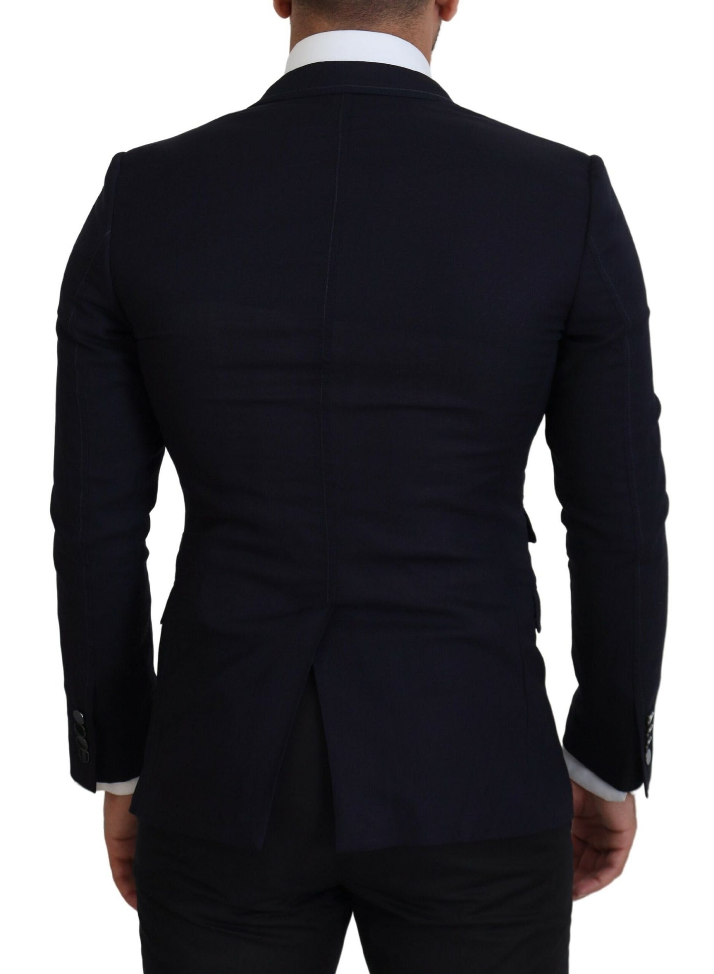 Blazer noir élégant à simple boutonnage Dolce &amp; Gabbana