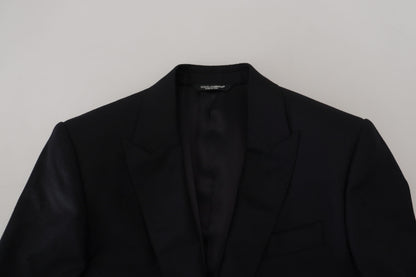 Blazer formel noir élégant style Martini Dolce &amp; Gabbana