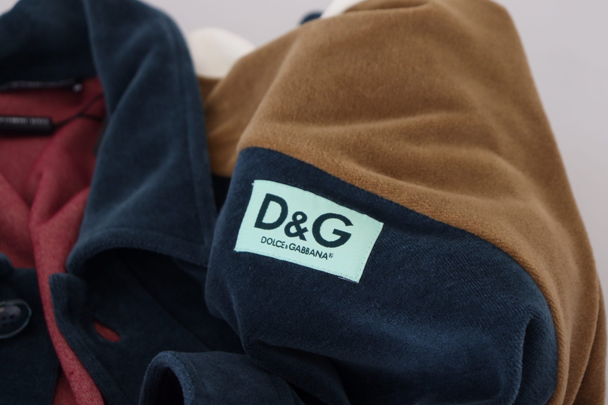 Dolce & Gabbana Multicolor Cotton Collared Pullover Sweater by Dolce & Gabbana