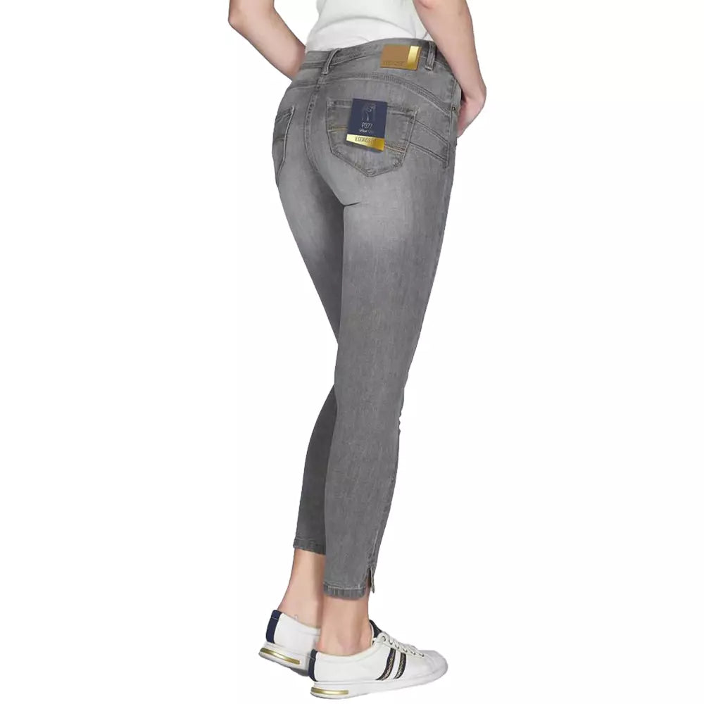 Yes Zee Gray Cotton Women's Push-Up Jegging by Yes Zee