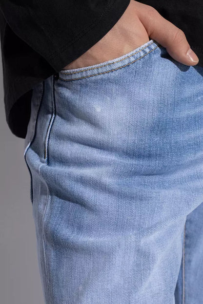 Dsquared² Light Blue Cotton Men Jeans by Dsquared²