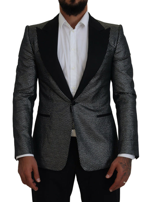 Blazer élégant à simple boutonnage en jacquard Dolce &amp; Gabbana