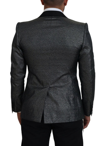 Blazer élégant à simple boutonnage en jacquard Dolce &amp; Gabbana