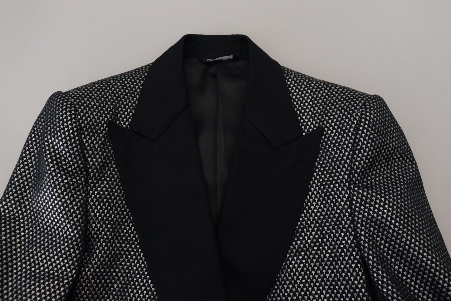 Blazer élégant à simple boutonnage en jacquard Dolce &amp; Gabbana