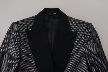 Blazer élégant à simple boutonnage en jacquard Dolce &amp; Gabbana