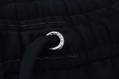 Pantalon de survêtement Dolce &amp; Gabbana en laine mélangée noire élégante