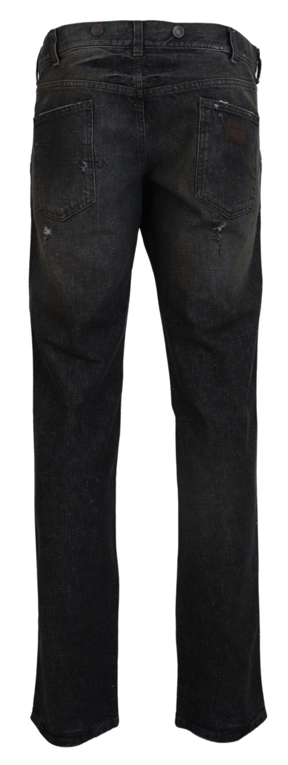 Dolce &amp; Gabbana : un pantalon en denim gris exquis pour le gentleman moderne