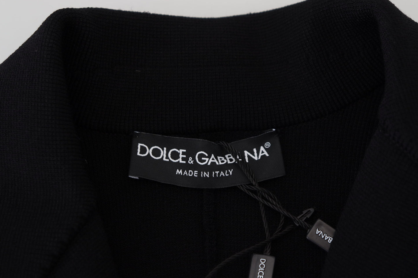 Dolce &amp; Gabbana Élégante veste noire à manches longues
