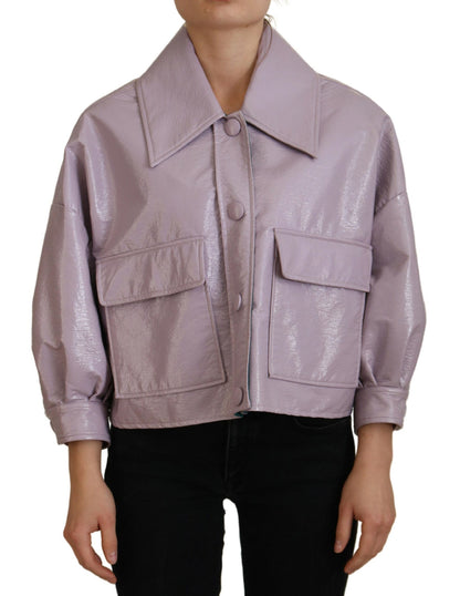 Veste courte violette chic Dolce &amp; Gabbana : une déclaration de style