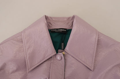 Veste courte violette chic Dolce &amp; Gabbana : une déclaration de style