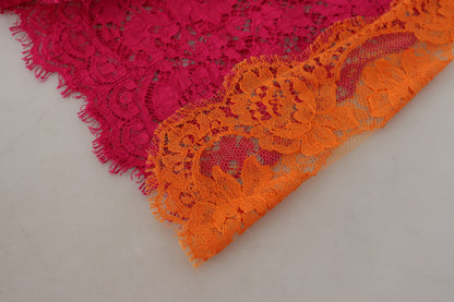 Short taille haute élégant en dentelle bicolore Dolce &amp; Gabbana