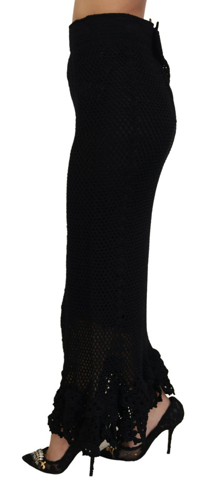 Jupe longue sirène taille haute élégante Dolce &amp; Gabbana