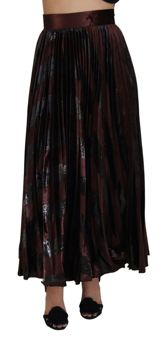 Jupe longue trapèze taille haute élégante Dolce &amp; Gabbana
