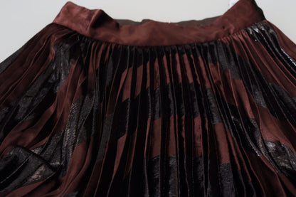 Jupe longue trapèze taille haute élégante Dolce &amp; Gabbana
