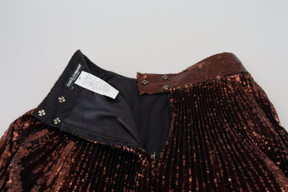 Jupe midi trapèze taille haute élégante Dolce &amp; Gabbana