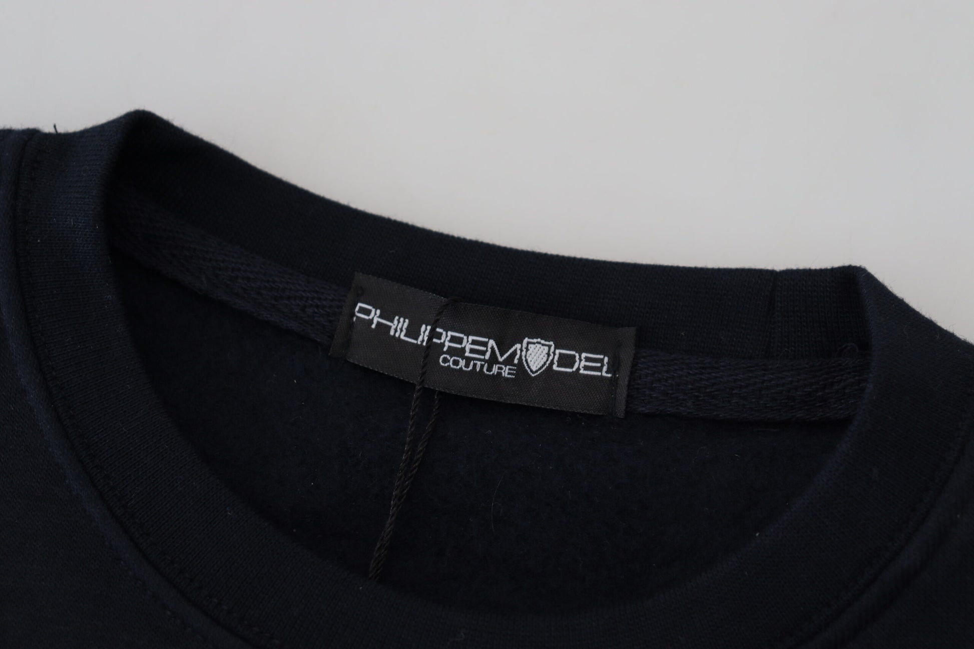 Philippe Model Black Printed Long Sleeves Pullover Sweater by Philippe Model