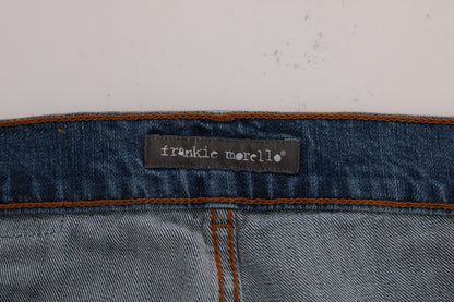 Jean slim bleu Frankie Morello en denim italien svelte
