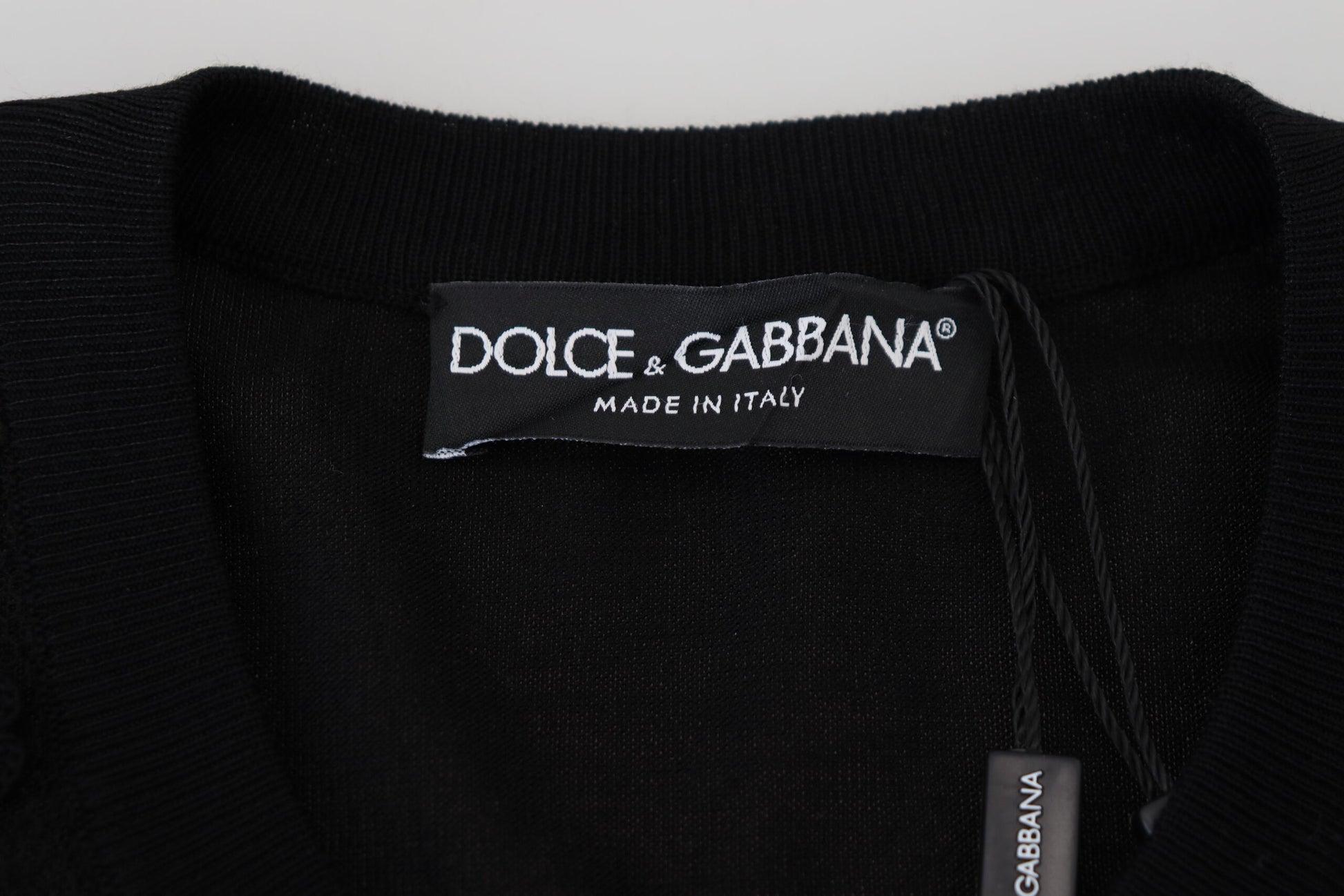 Dolce & Gabbana Black Floral Lace Button Cardigan Sweater by Dolce & Gabbana