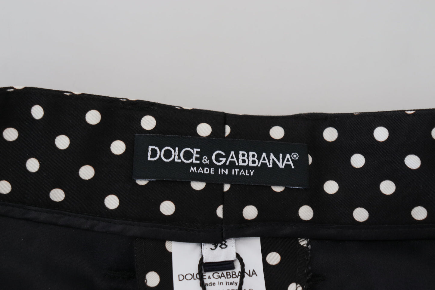 Dolce & Gabbana Multicolor Polka Dots High Waist Pants by Dolce & Gabbana