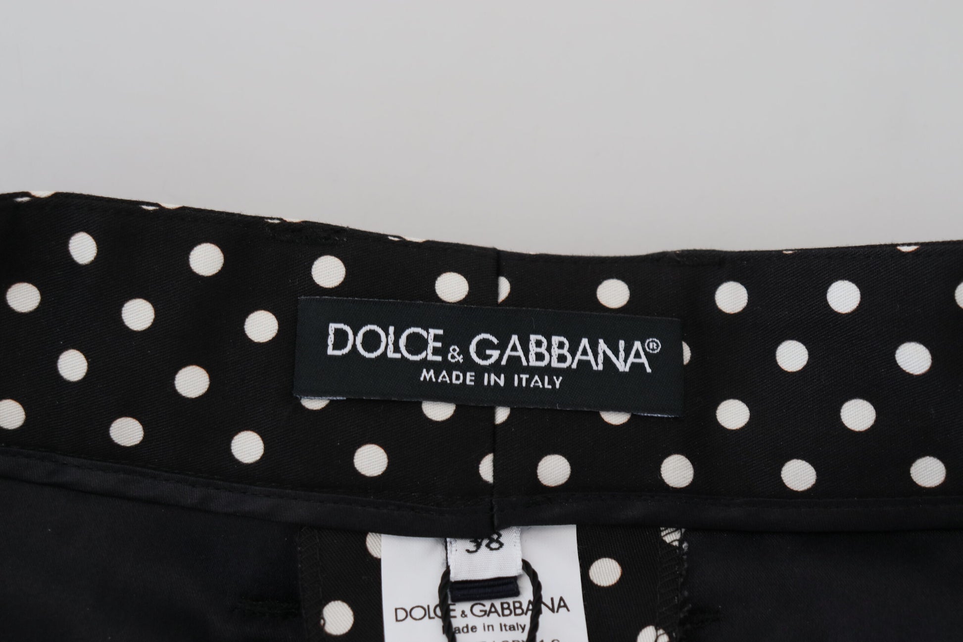 Dolce & Gabbana Multicolor Polka Dots High Waist Pants by Dolce & Gabbana