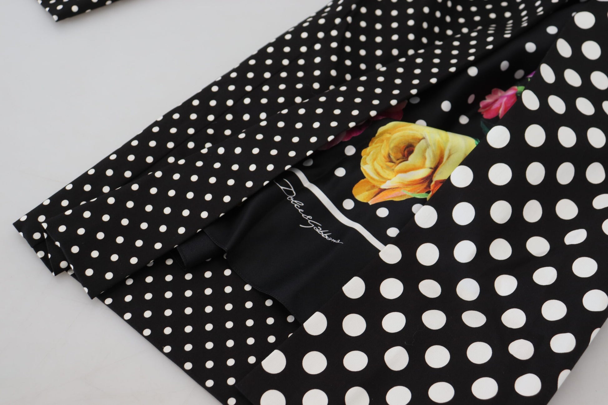 Dolce & Gabbana Multicolor Polka Dots High Waist Pants by Dolce & Gabbana