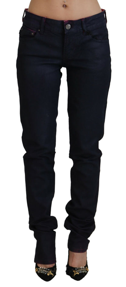 Just Cavalli Black Low Waist Slim Fit Women Casual Denim Jeans by Just Cavalli