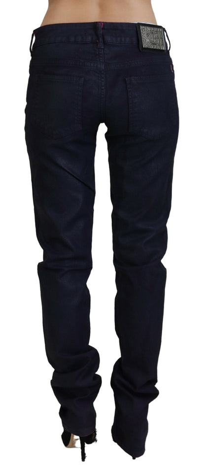 Just Cavalli Black Low Waist Slim Fit Women Casual Denim Jeans by Just Cavalli