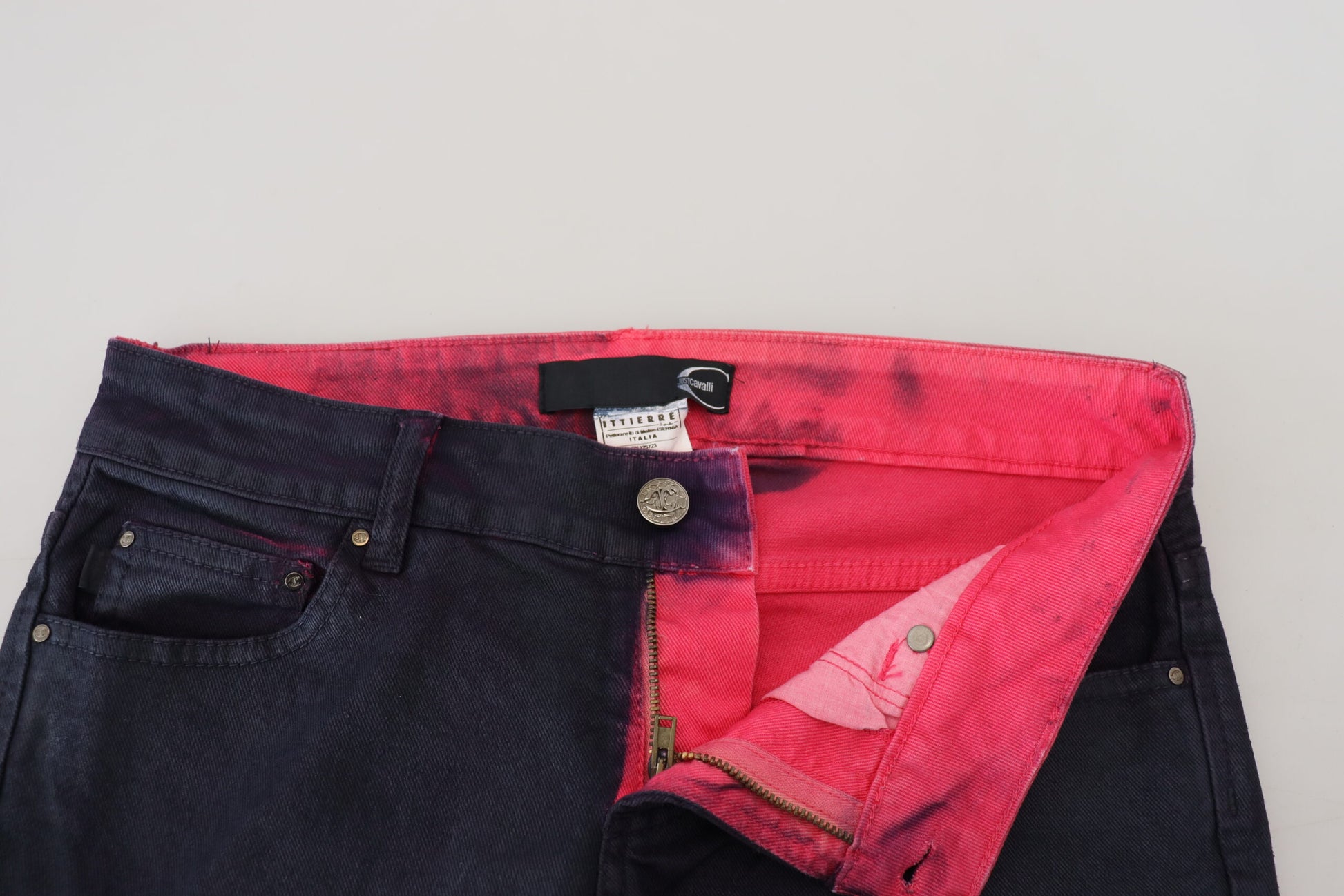 Just Cavalli Black Low Waist Slim Fit Women Casual Denim Jeans by Just Cavalli