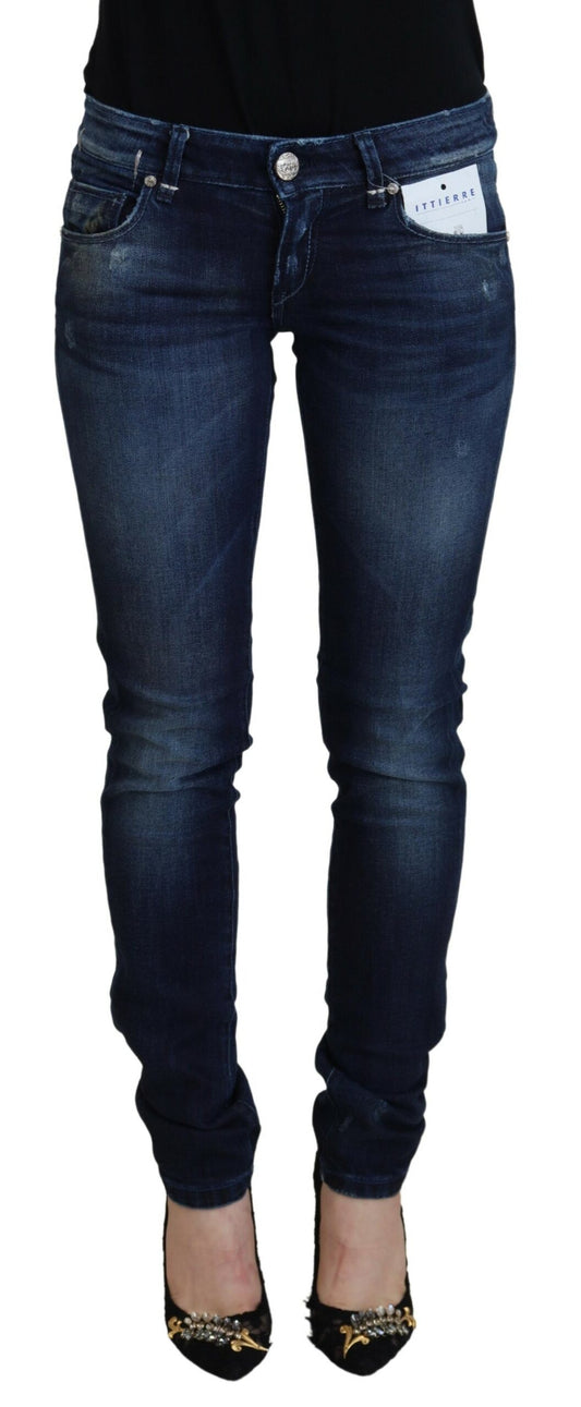 Pantalon en jean skinny taille basse Eight Chic