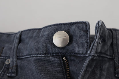 Jean skinny taille basse gris Eight Chic