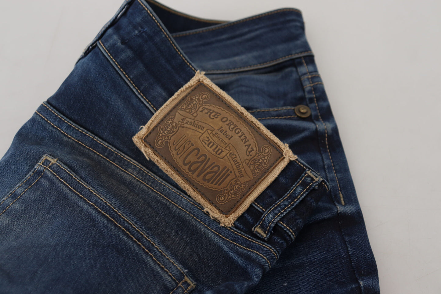 Just Cavalli Blue Cotton Women Casual Denim Jeans by Just Cavalli