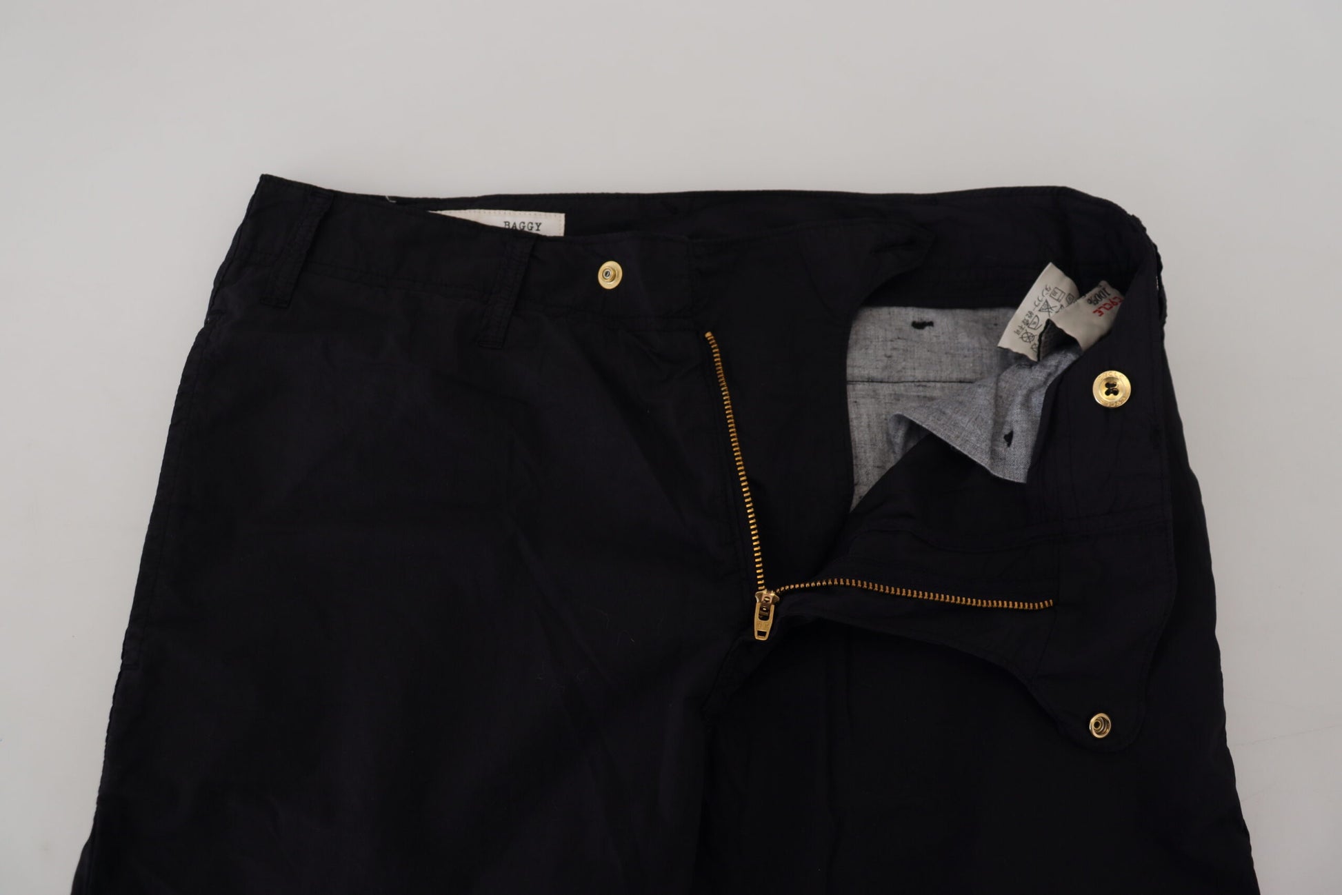 CYCLE Black Cotton Baggy High Waist Women Pants by CYCLE