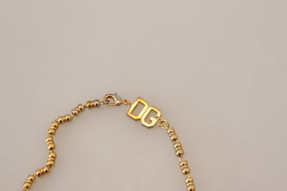 Collier chaîne à breloques en or élégant Dolce &amp; Gabbana