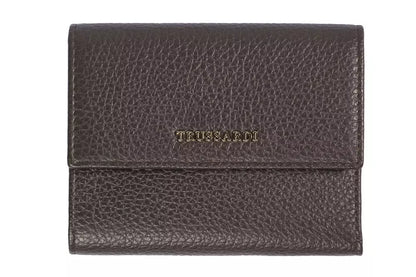 Portefeuille Trussardi en cuir marron pour femme