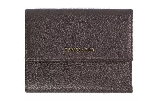 Portefeuille Trussardi en cuir marron pour femme