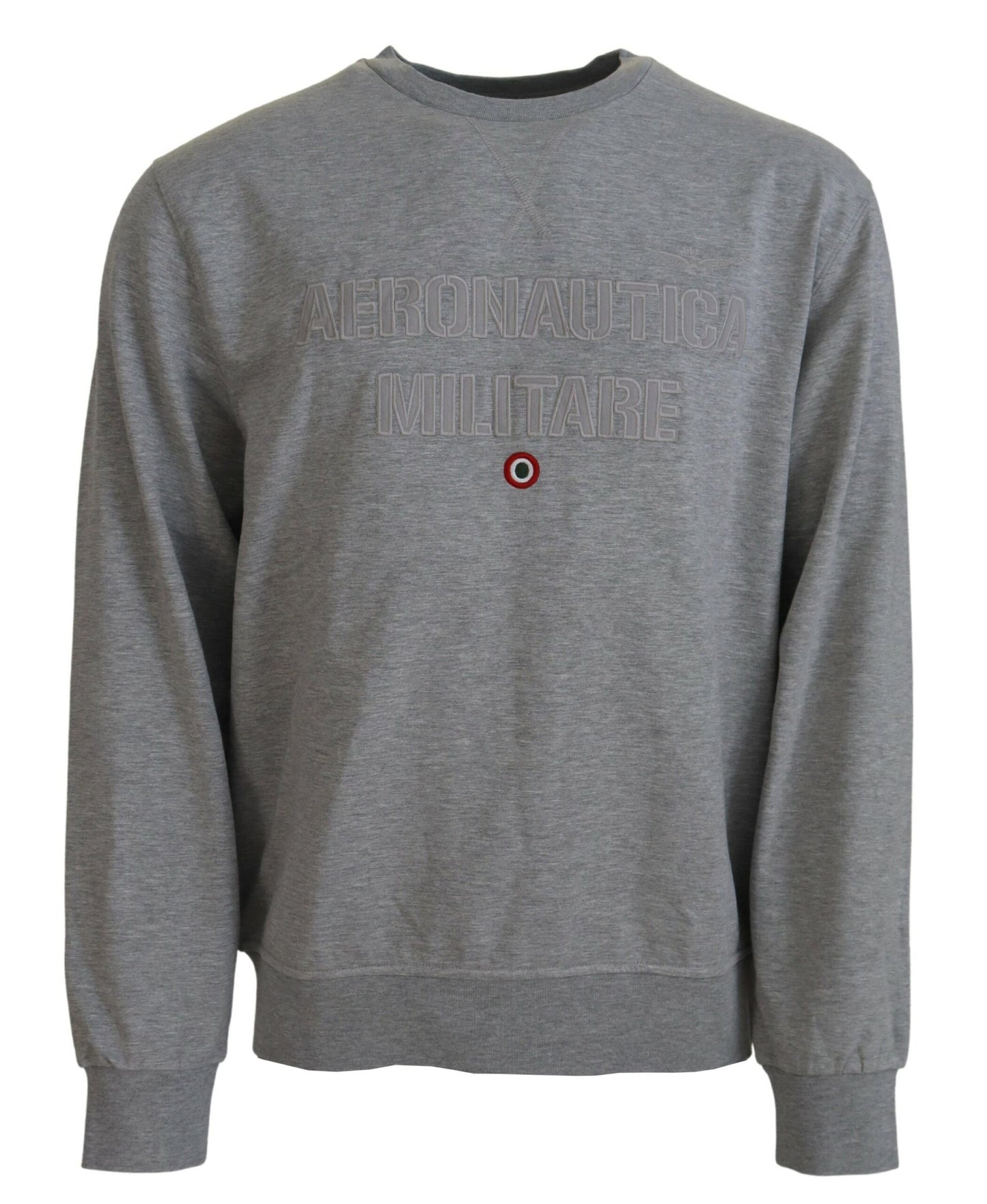 Aeronautica Militare Gray Men Pullover Sweatshirt Sweater by Aeronautica Militare