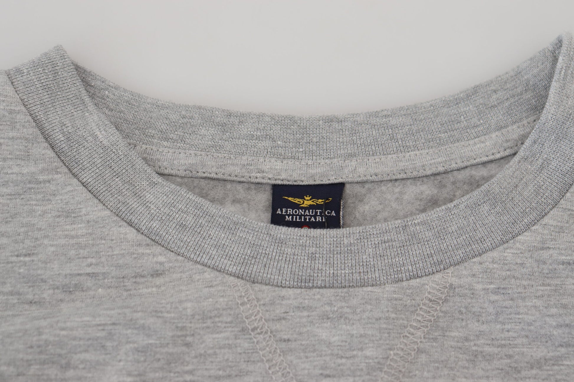 Aeronautica Militare Gray Men Pullover Sweatshirt Sweater by Aeronautica Militare