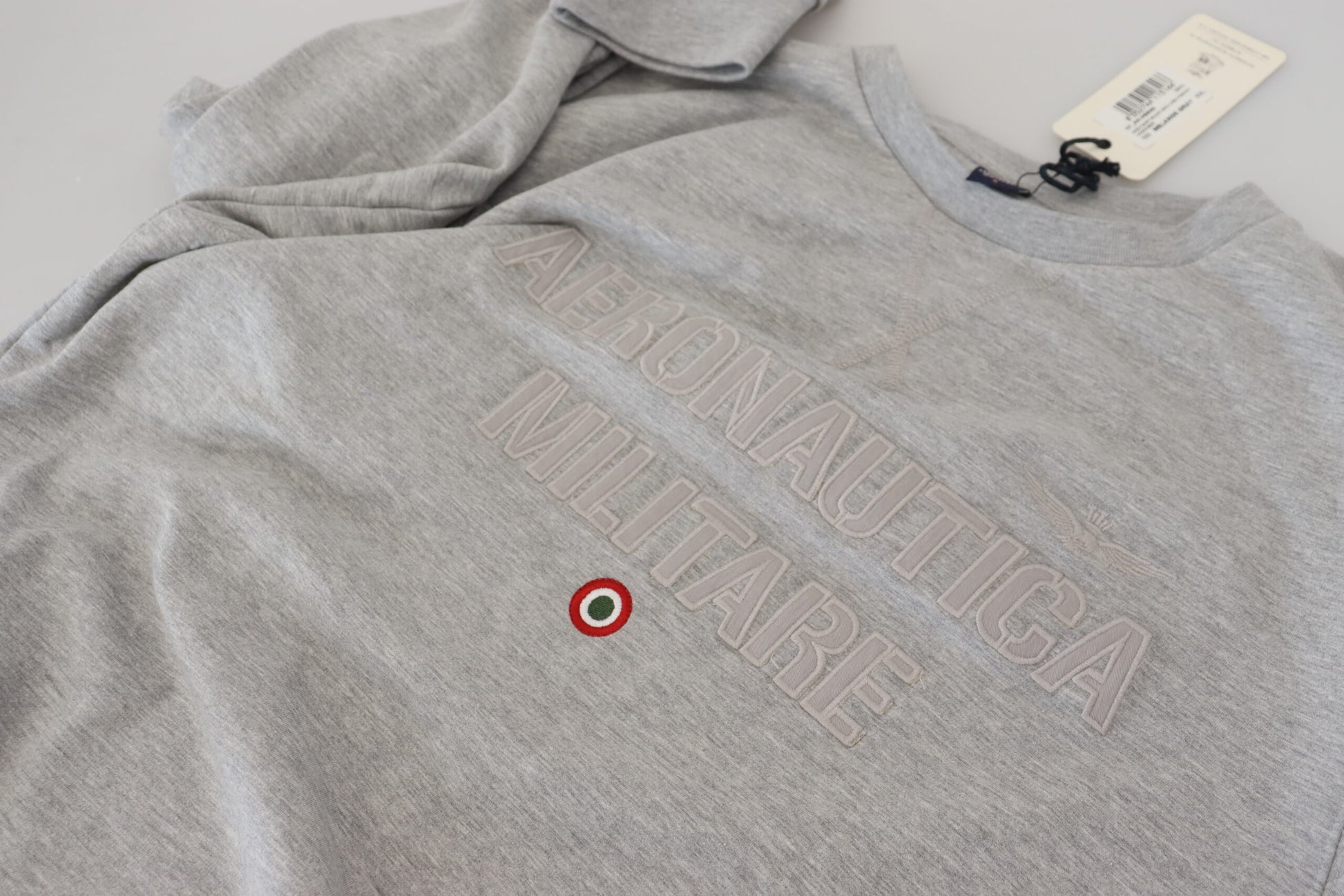 Aeronautica Militare Gray Men Pullover Sweatshirt Sweater by Aeronautica Militare