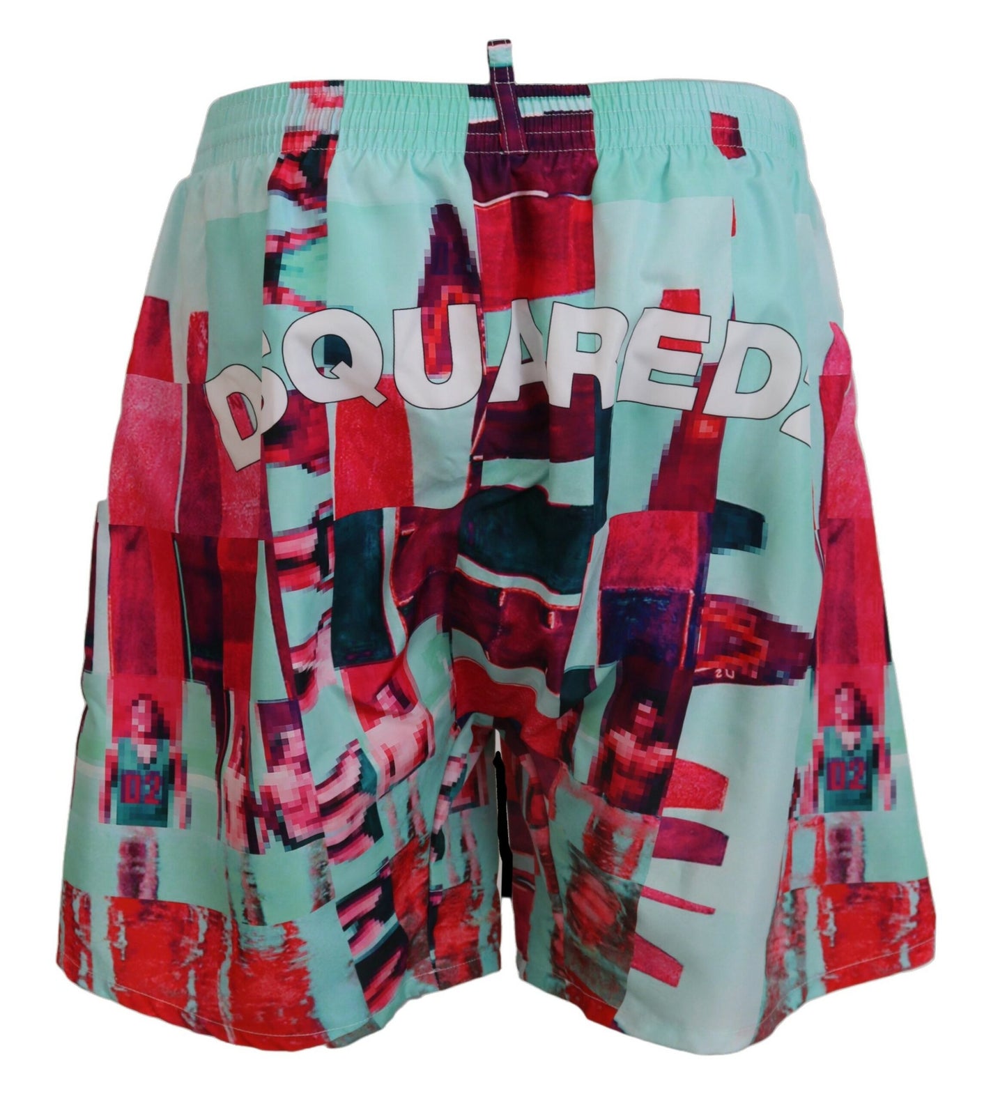 Boxer de bain imprimé multicolore Dsquared²
