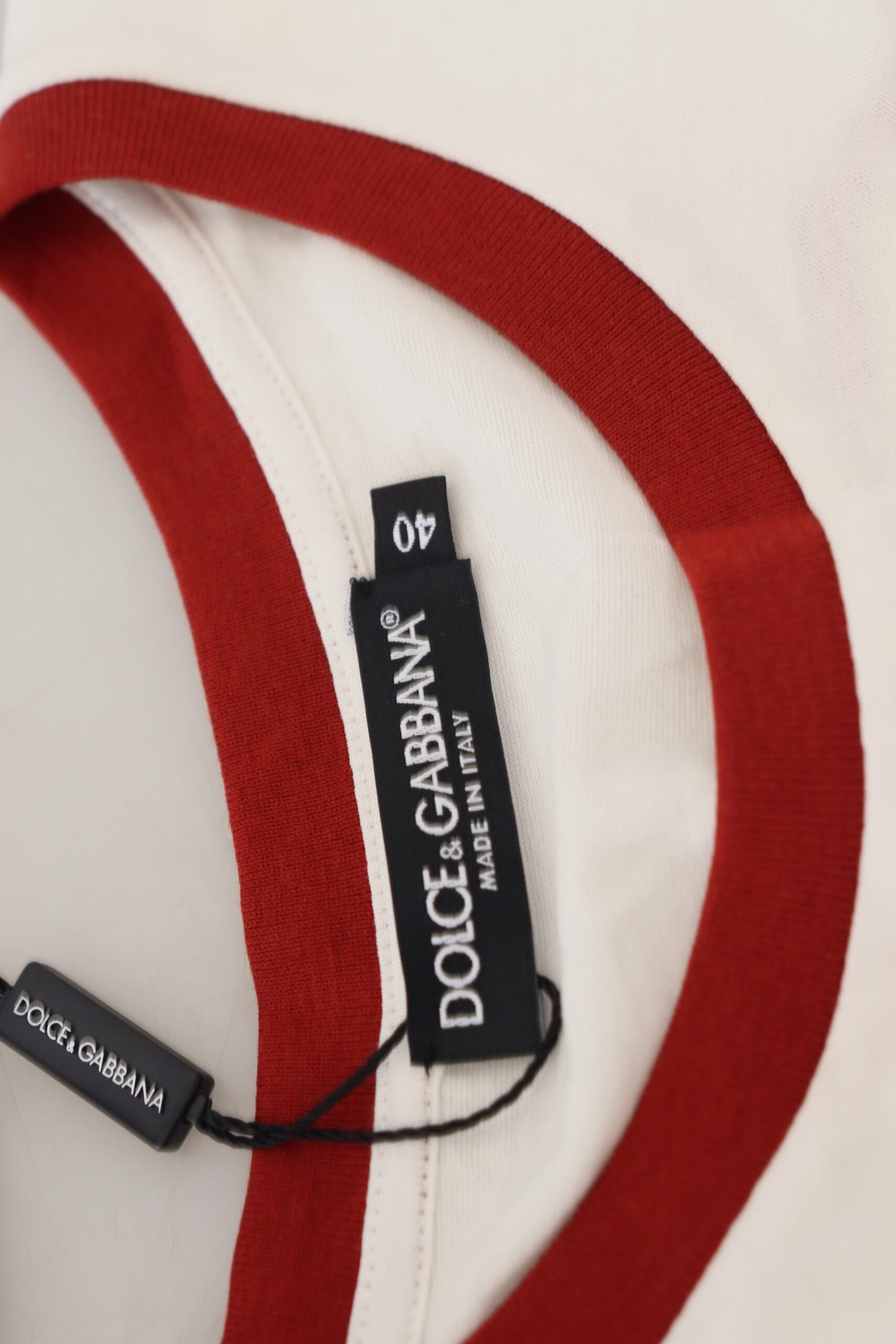 Dolce &amp; Gabbana - Haut décontracté élégant en coton blanc