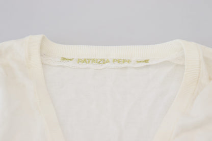 Patrizia Pepe Chic Blouse décontractée ivoire