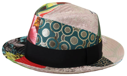 Casquette Fedora multicolore éclectique chic de Dolce &amp; Gabbana