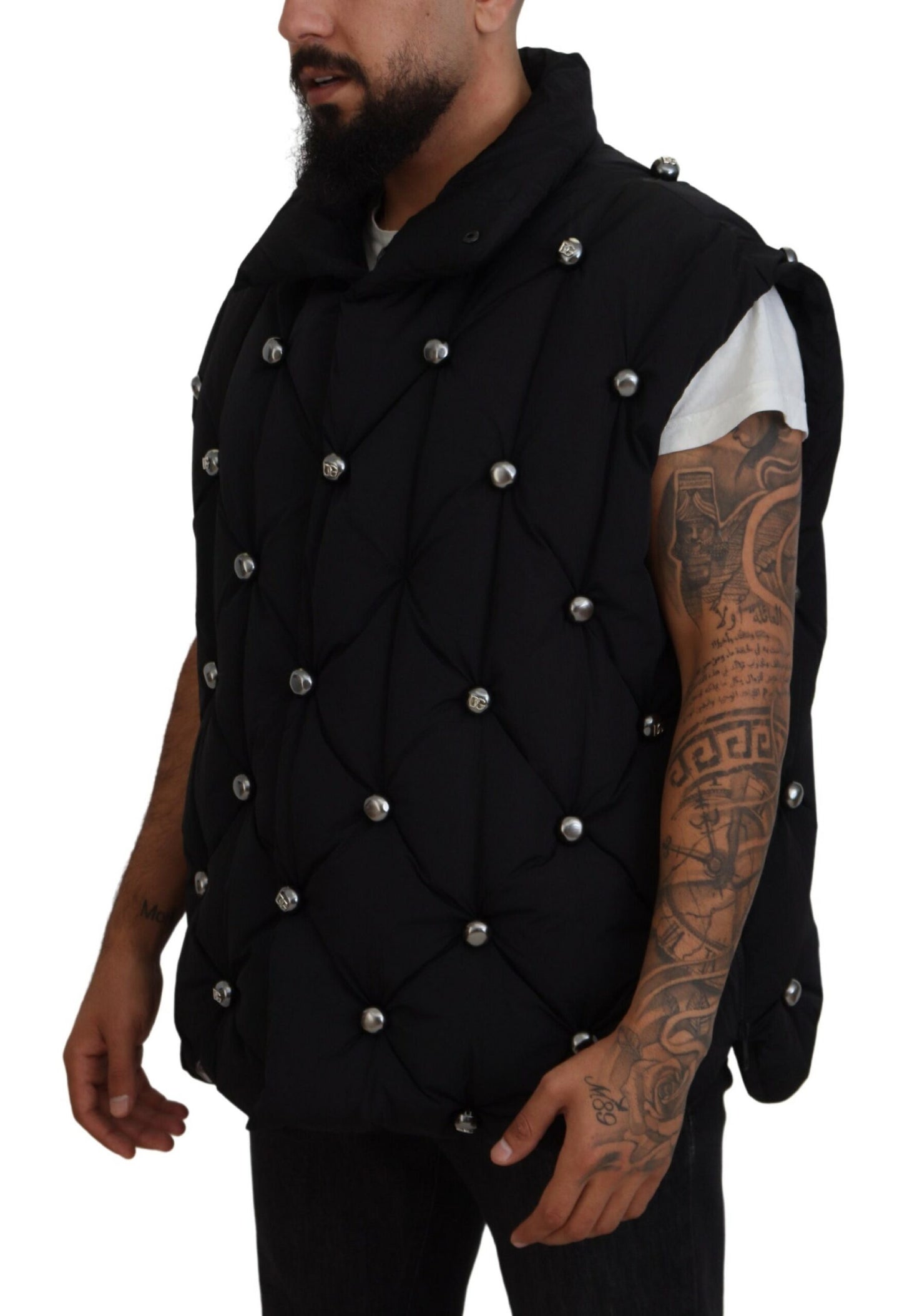 Dolce &amp; Gabbana Élégante veste sans manches noire