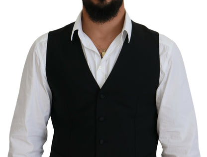Gilet de soirée noir élégant Dolce &amp; Gabbana