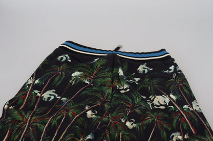 Short décontracté longueur genou à imprimé volcan Dolce &amp; Gabbana