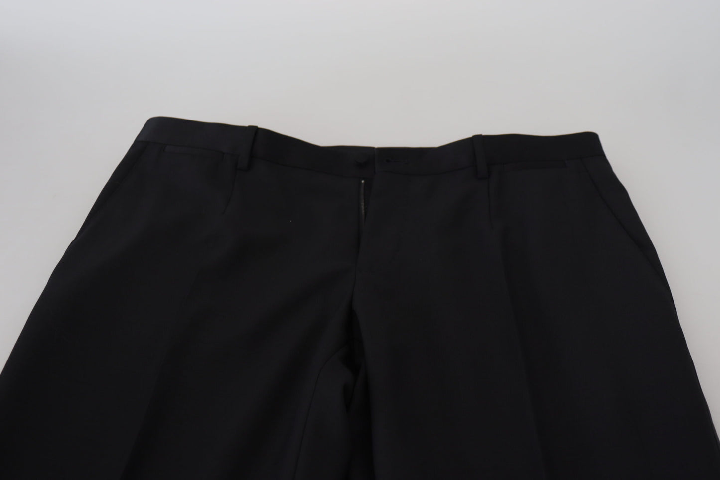 Dolce & Gabbana Black Wool Chino Dress Formal Pants by Dolce & Gabbana