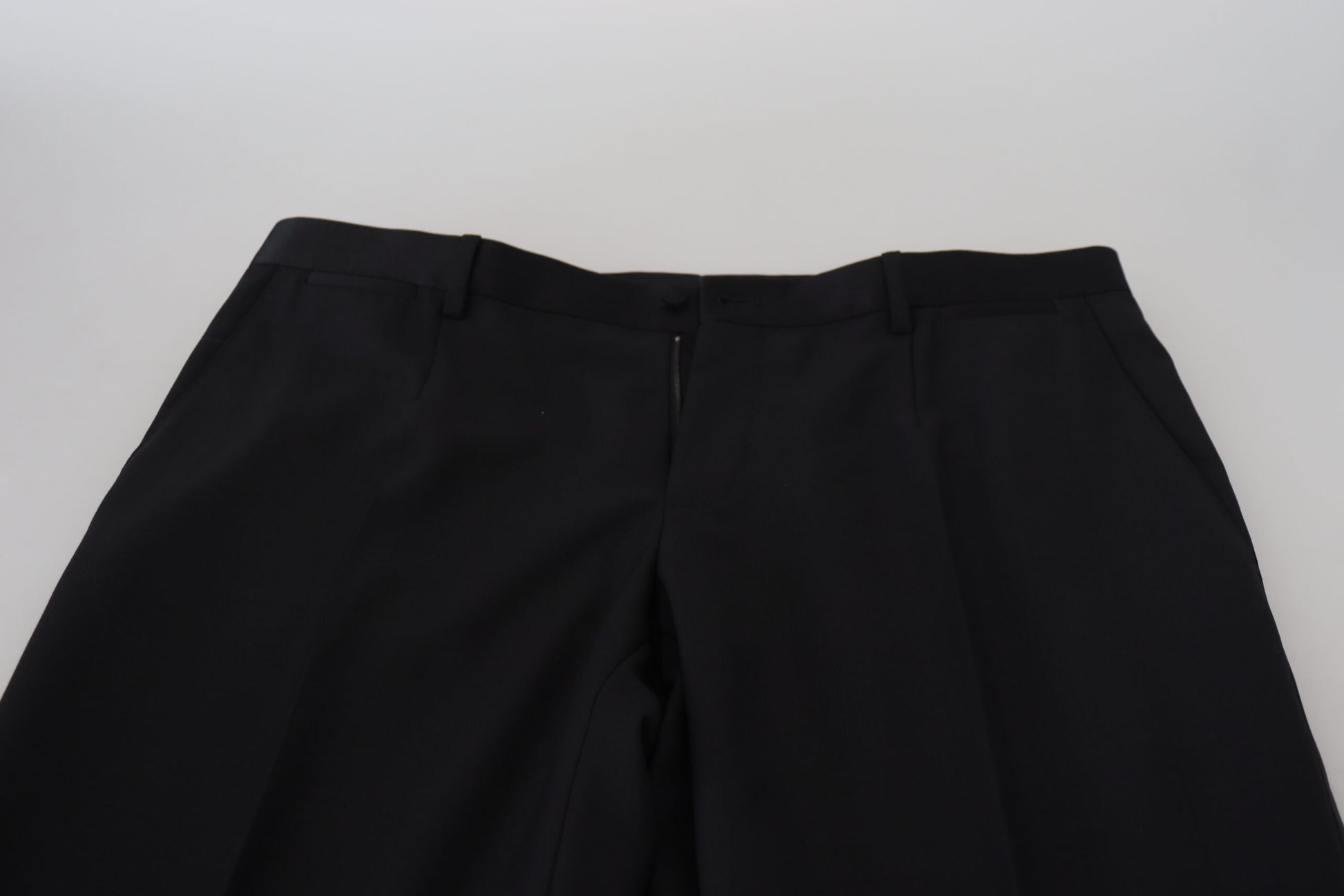 Dolce & Gabbana Black Wool Chino Dress Formal Pants by Dolce & Gabbana