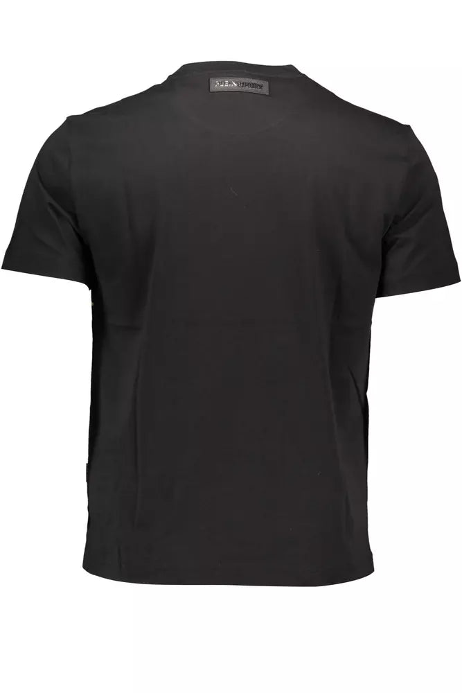 Plein Sport Black Cotton Men T-Shirt by Plein Sport