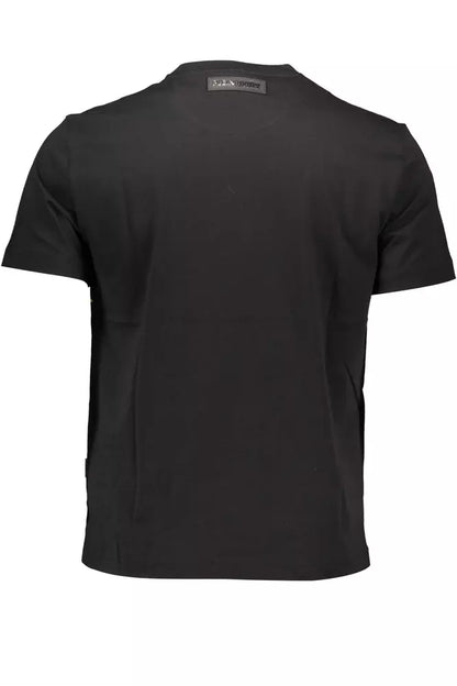Plein Sport Black Cotton Men T-Shirt by Plein Sport