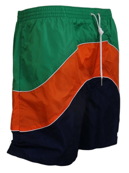 Boxer de bain imprimé multicolore Dsquared²